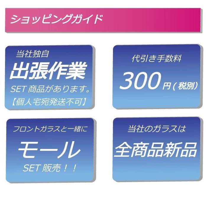 (ガラス単品) NV350 キャラバン 標準 E26MP リヤガラス プライバシー ワイパー孔あり 熱線付き