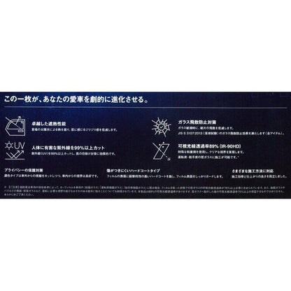 (カーフィルム)(ロール) リンテック WINCOS HCN-60G(透過63%) 原着ハードコートフィルム 1070mm x 20m １本